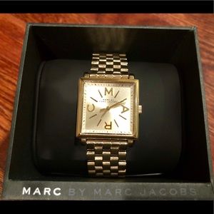 Marc Jacobs Yellow gold Square Watch